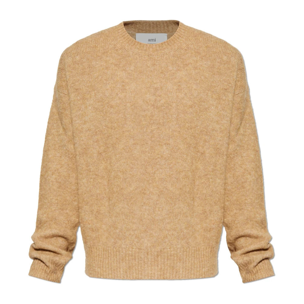 Ami Paris Uomo Beige Maglie, 2XS, New,