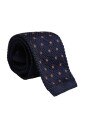 cravate-en-soie-a-pois-avec-logo