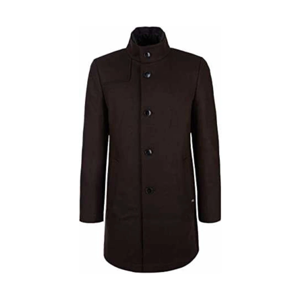 S.Oliver Korte Jas Stijl Comfortabele Pasvorm Brown Heren