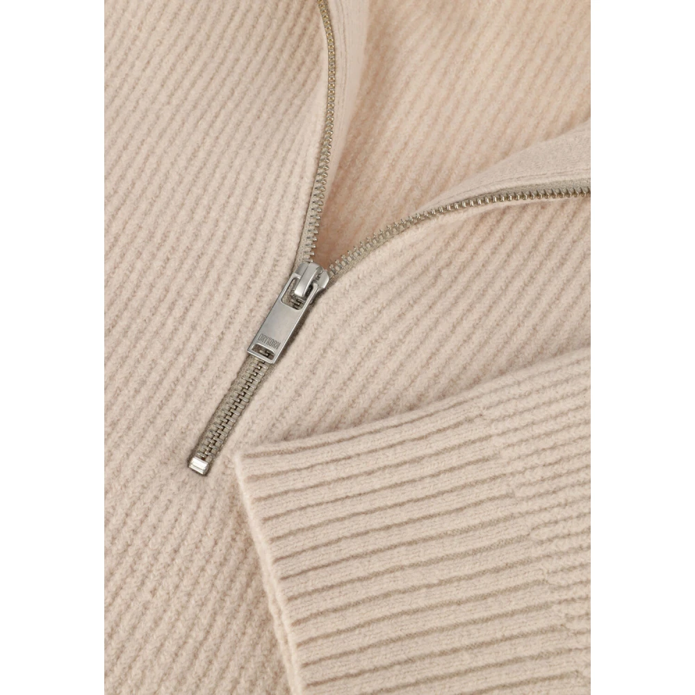 drykorn Beige Half Zip Sweater Manuelo Beige Heren