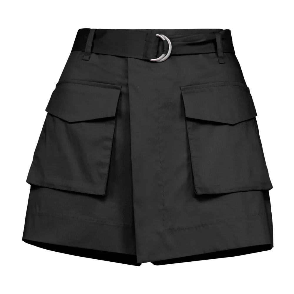Bomboogie Donna Nero Pantaloncini, Xs, New,