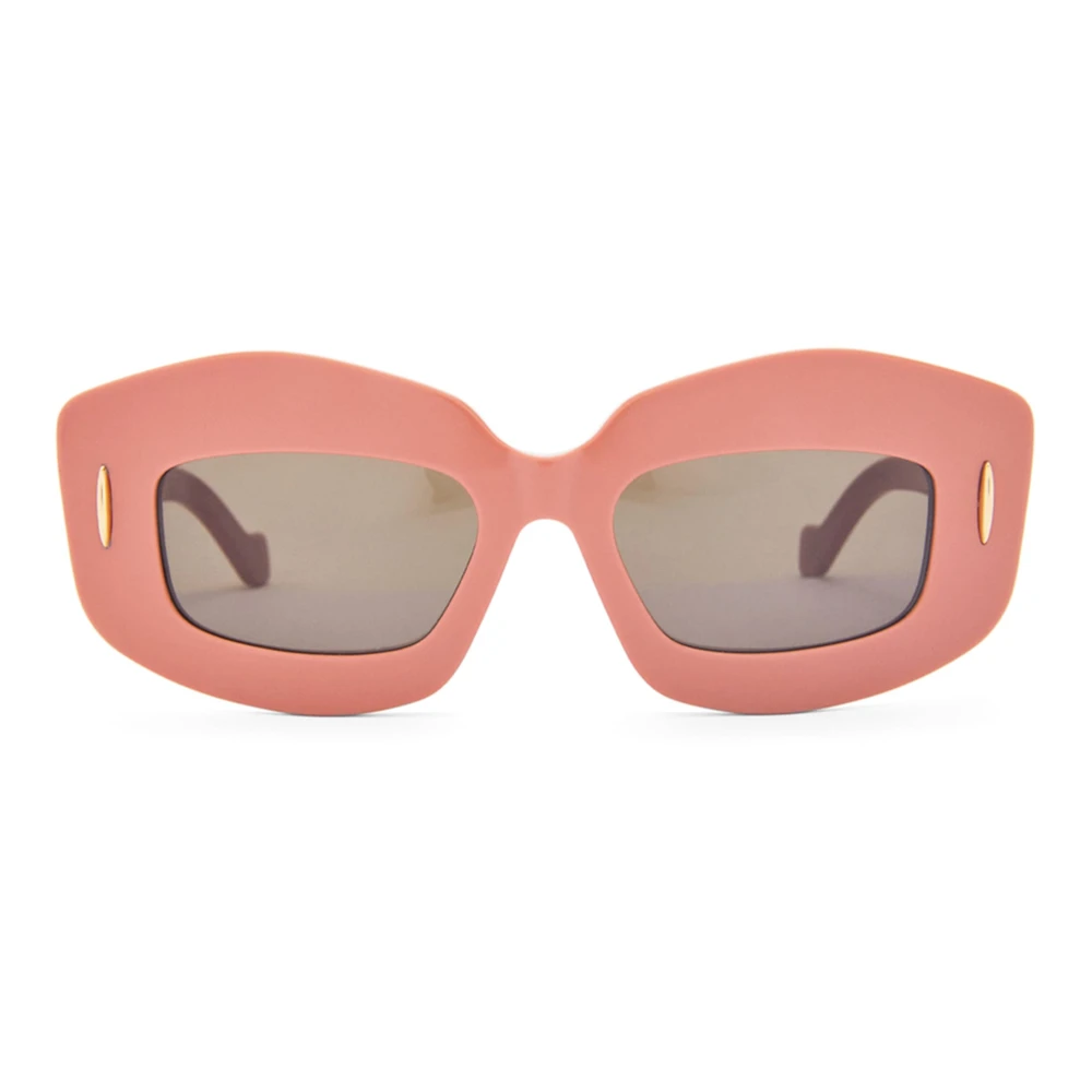 Lys rosa firkantede solbriller