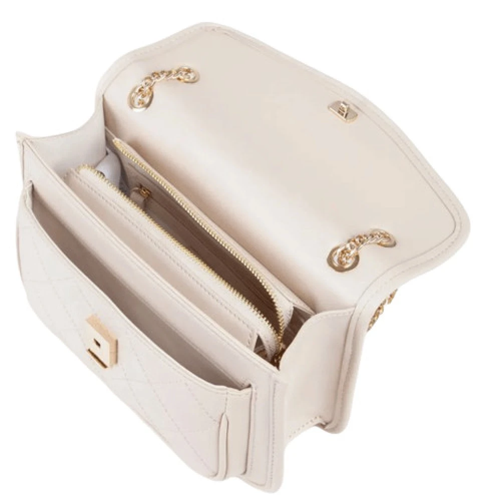 Valentino by Mario Valentino Beige handtas met meerdere compartimenten Beige Dames