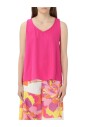 fuchsia-v-neck-top