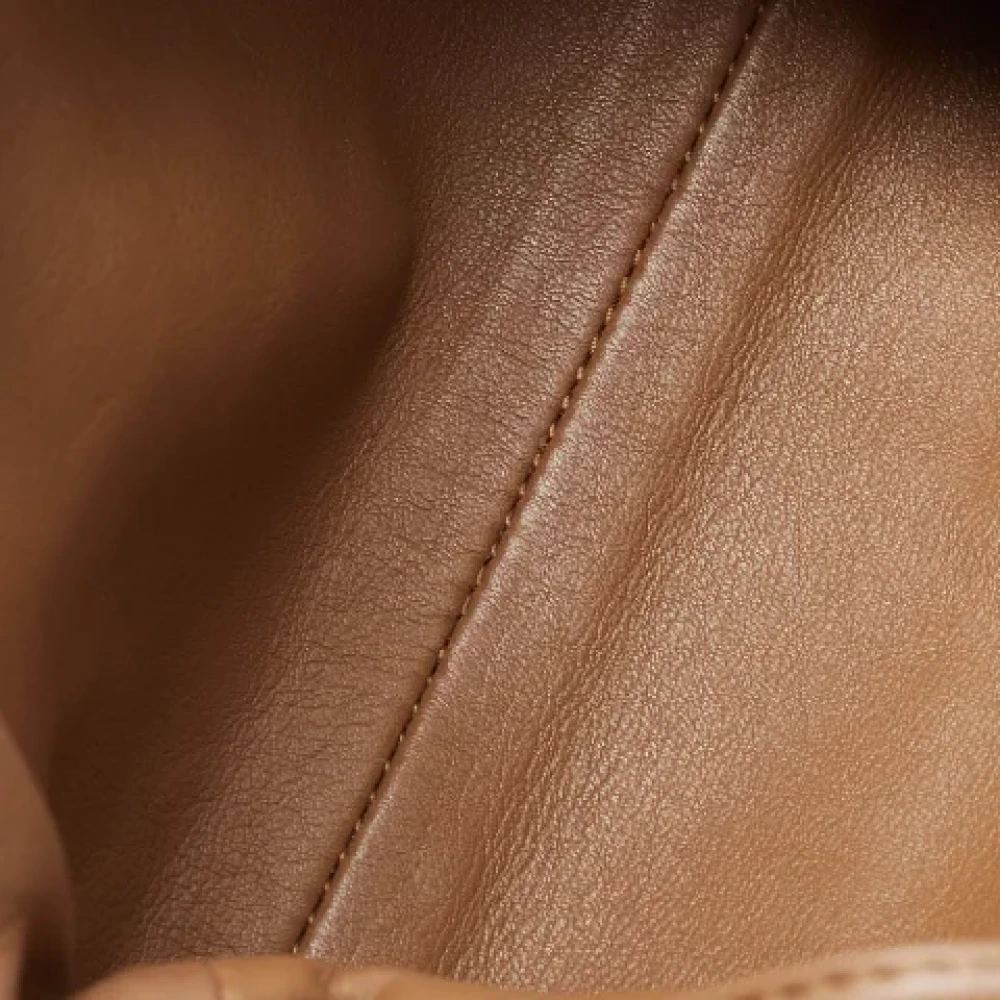 Bottega Veneta Vintage Pre-owned Leather clutches Brown Dames
