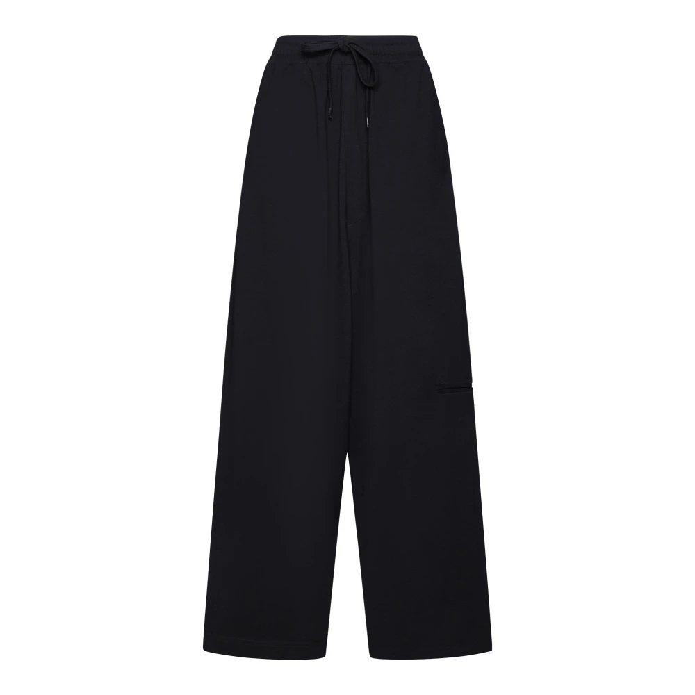 MM6 Maison Margiela Zwarte Broek met 44cm Lengte Black Dames