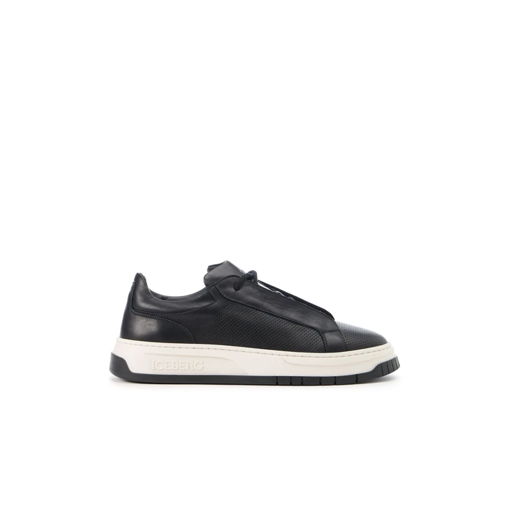 Iceberg Low-top Sneakers Heren Schoenen Zwart