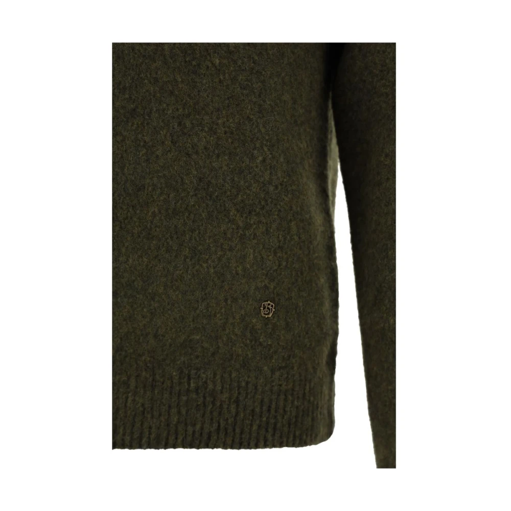 Burberry Iconische Wollen Trui Green Heren