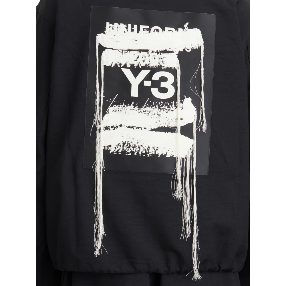 Y-3 Grafisch Logo Coachjack Black Heren