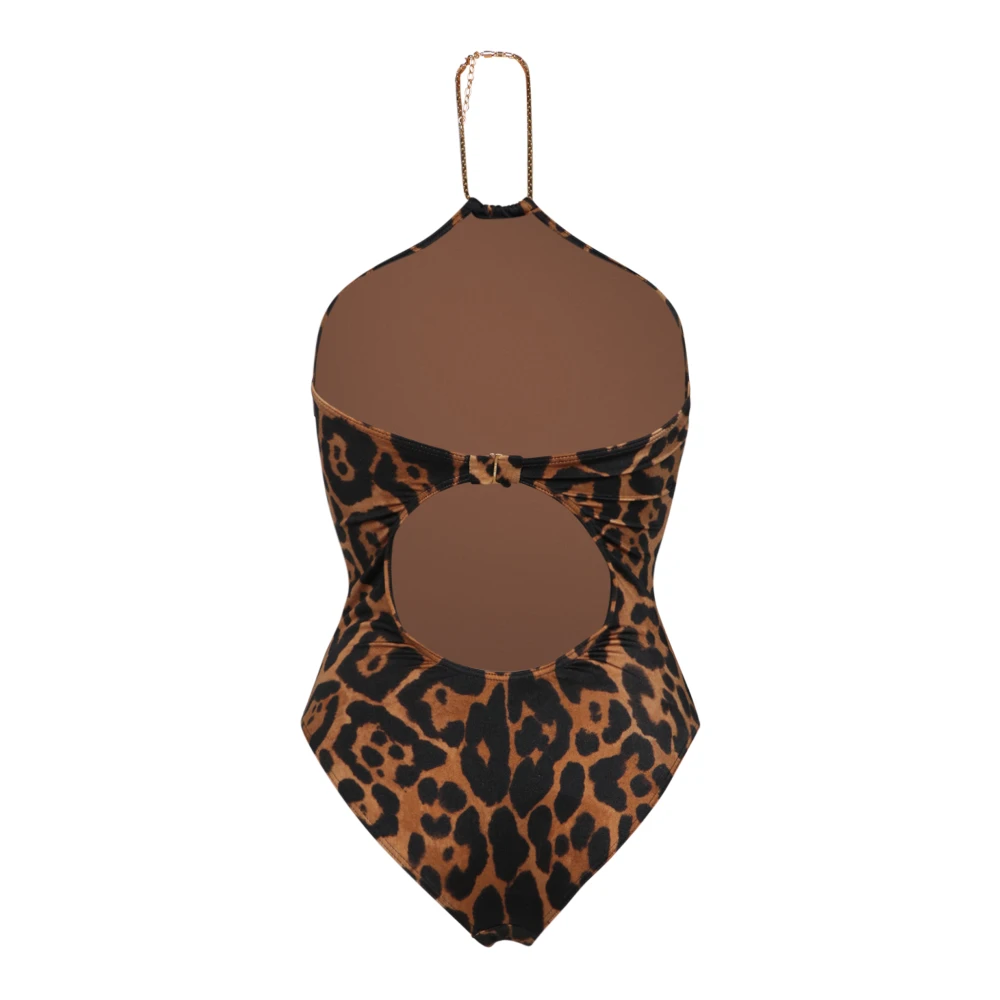 Tom Ford Luipaardprint Halter Badpak Multicolor Dames