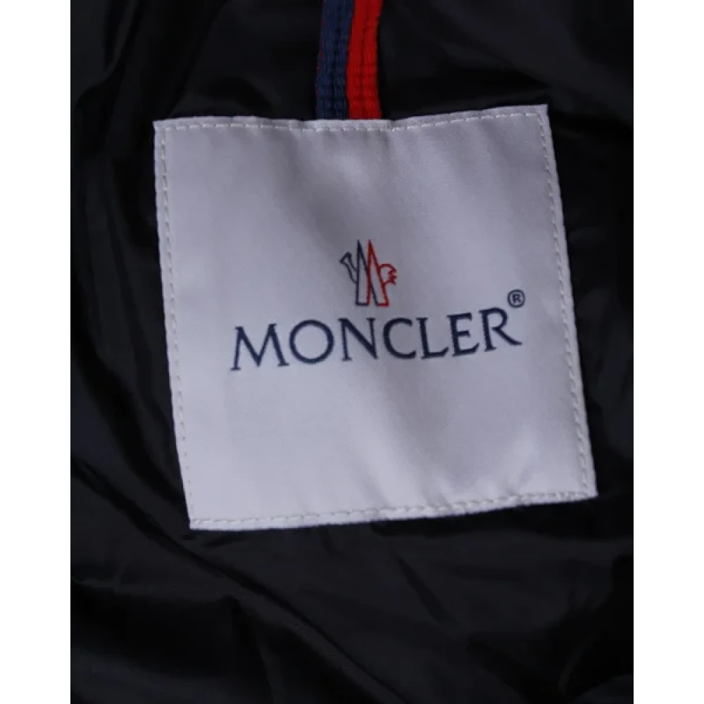 Moncler Pre-owned Nylon outerwear Black Dames