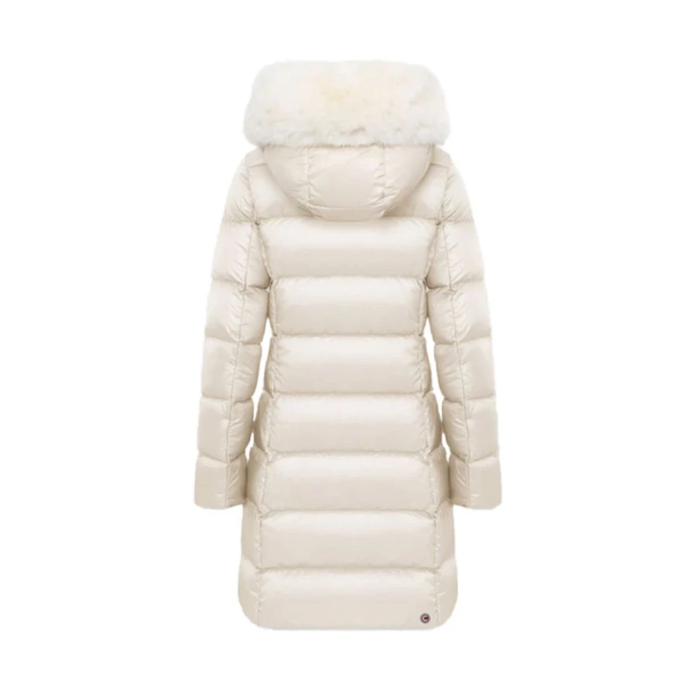 Colmar Roomkleurige Jassen met Bontcapuchon Beige Dames