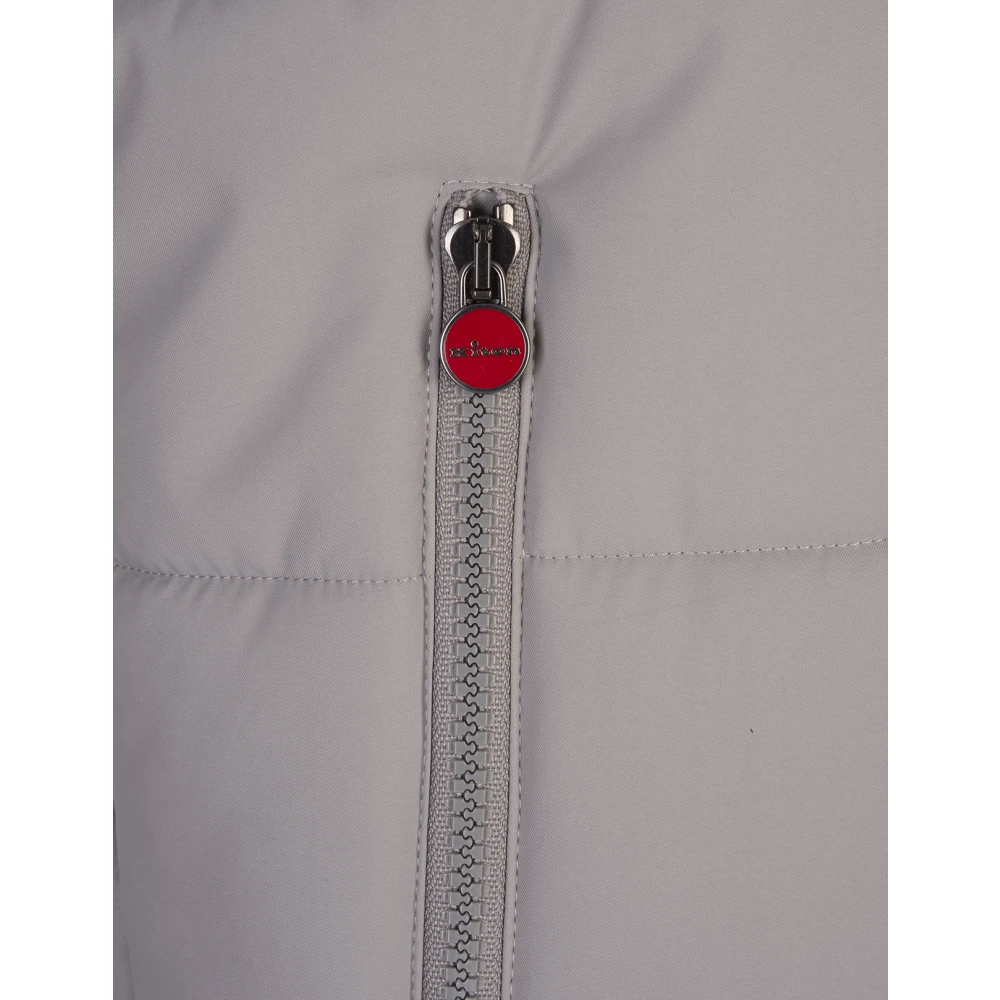 Kiton Grijze Gewatteerde Gilet Gray Heren