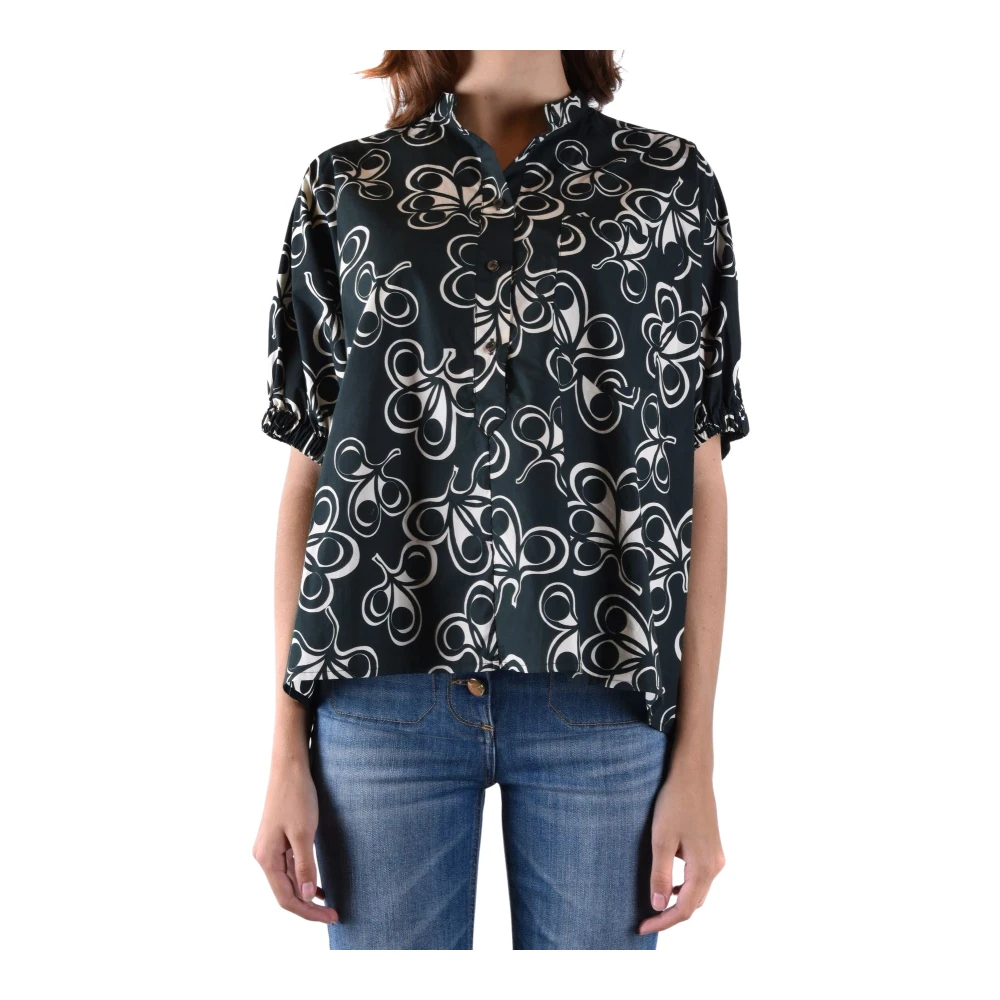 Aspesi Women's Black Shirts, Xs, Multicolored Ss20 Shirt