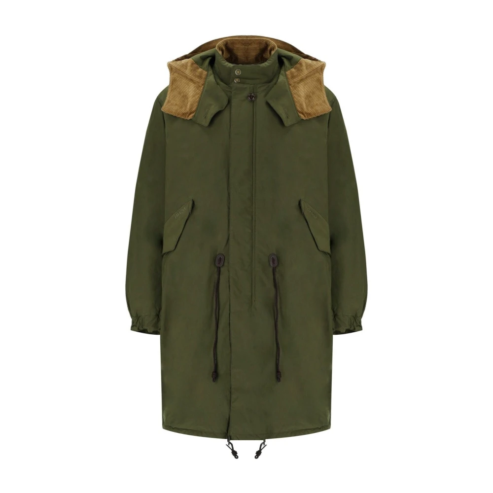 Baracuta Groene Mods Casual Parka met capuchon Green Heren