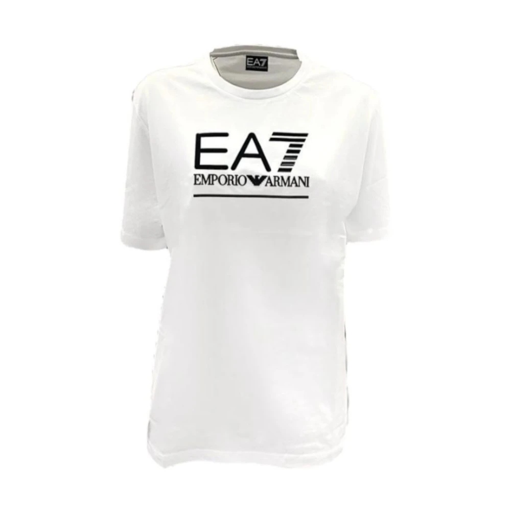 Emporio Armani Ea7 Vrouw Wit Short Sleeve T-Shirt