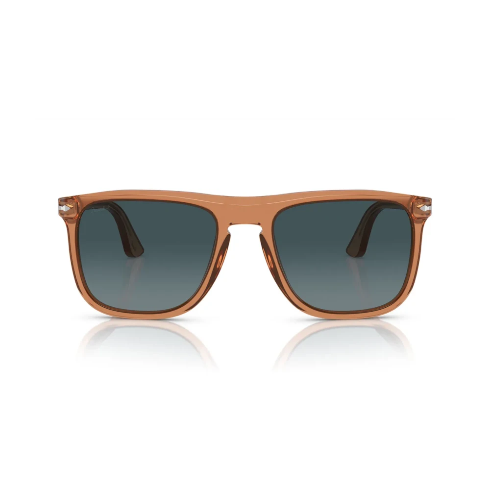 Persol Unisex Brown Sunglasses, 57 Mm, Polarized Sunglasses