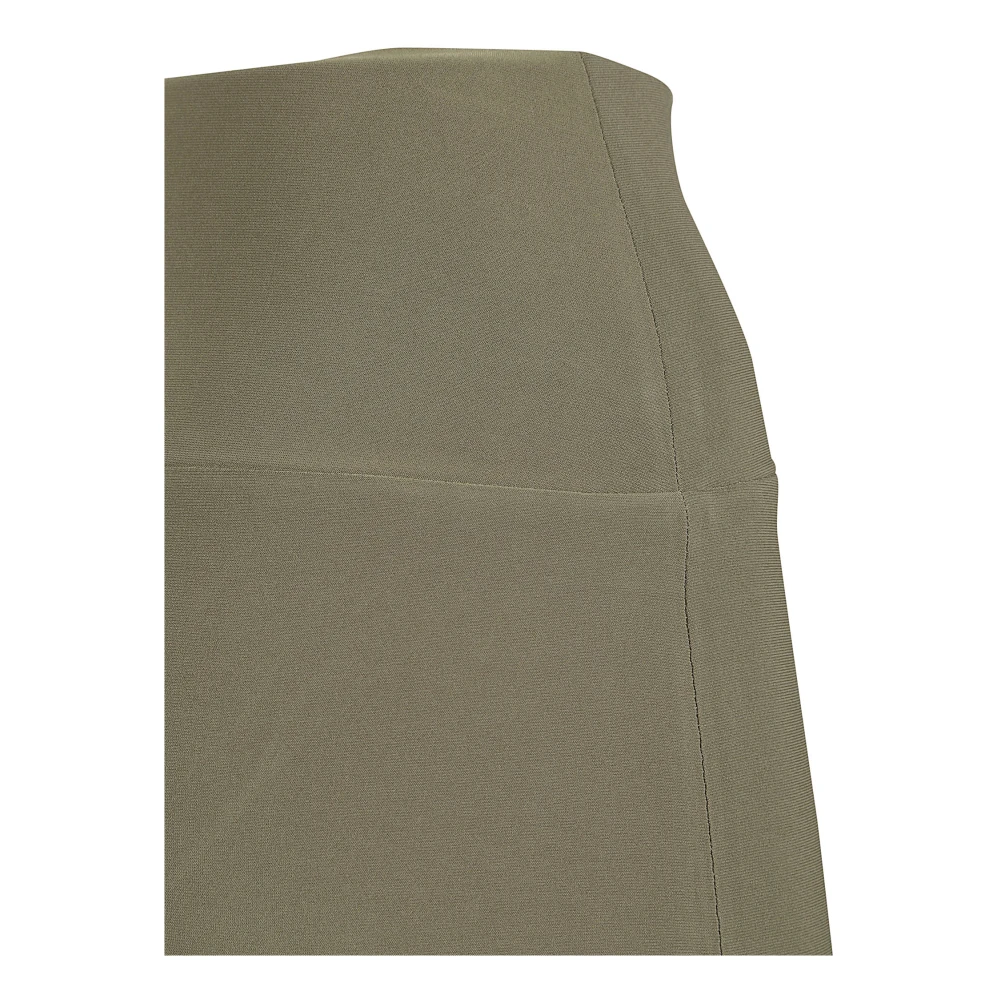 Norma Kamali Militaire Stijl Rokken Green Dames