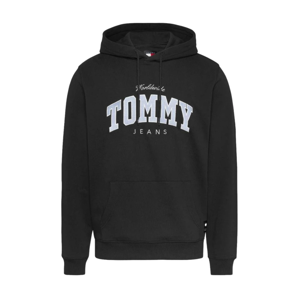 Tommy Hilfiger Men's Black Sweatshirts & Hoodies, Male,, Classic Varsity Sweatshirt 2XL