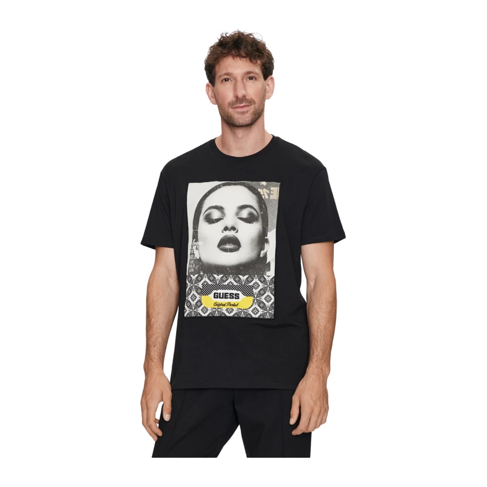 Guess - Tops > T-Shirts - Black - Guess - Modalova