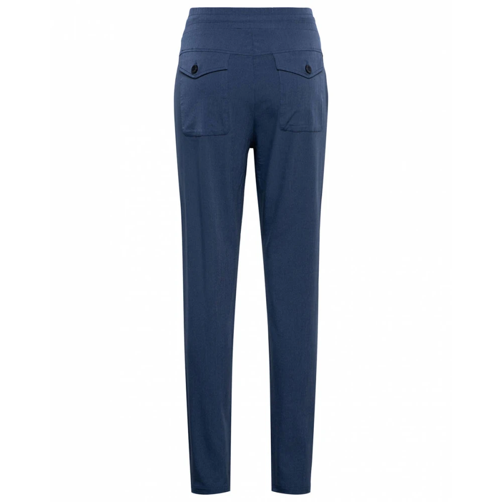 &Co Woman Slim Fit Broek Blue Dames