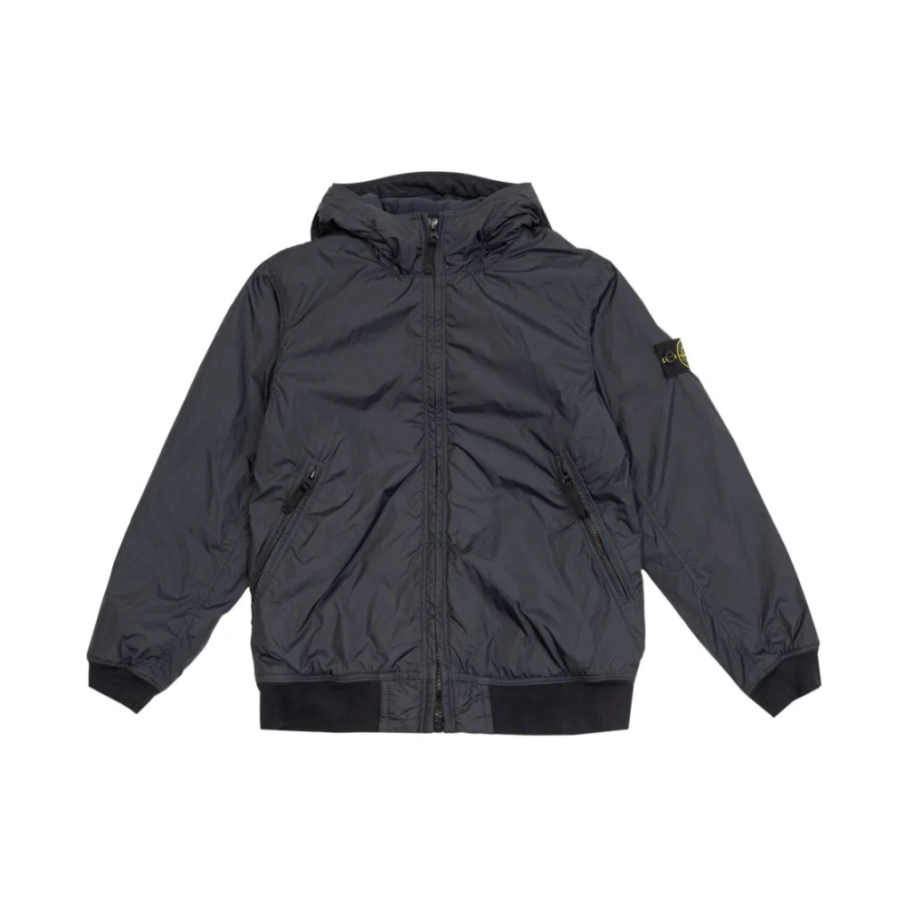 Stone Island Blue Light Jackets, Male, 8 Y, Parka