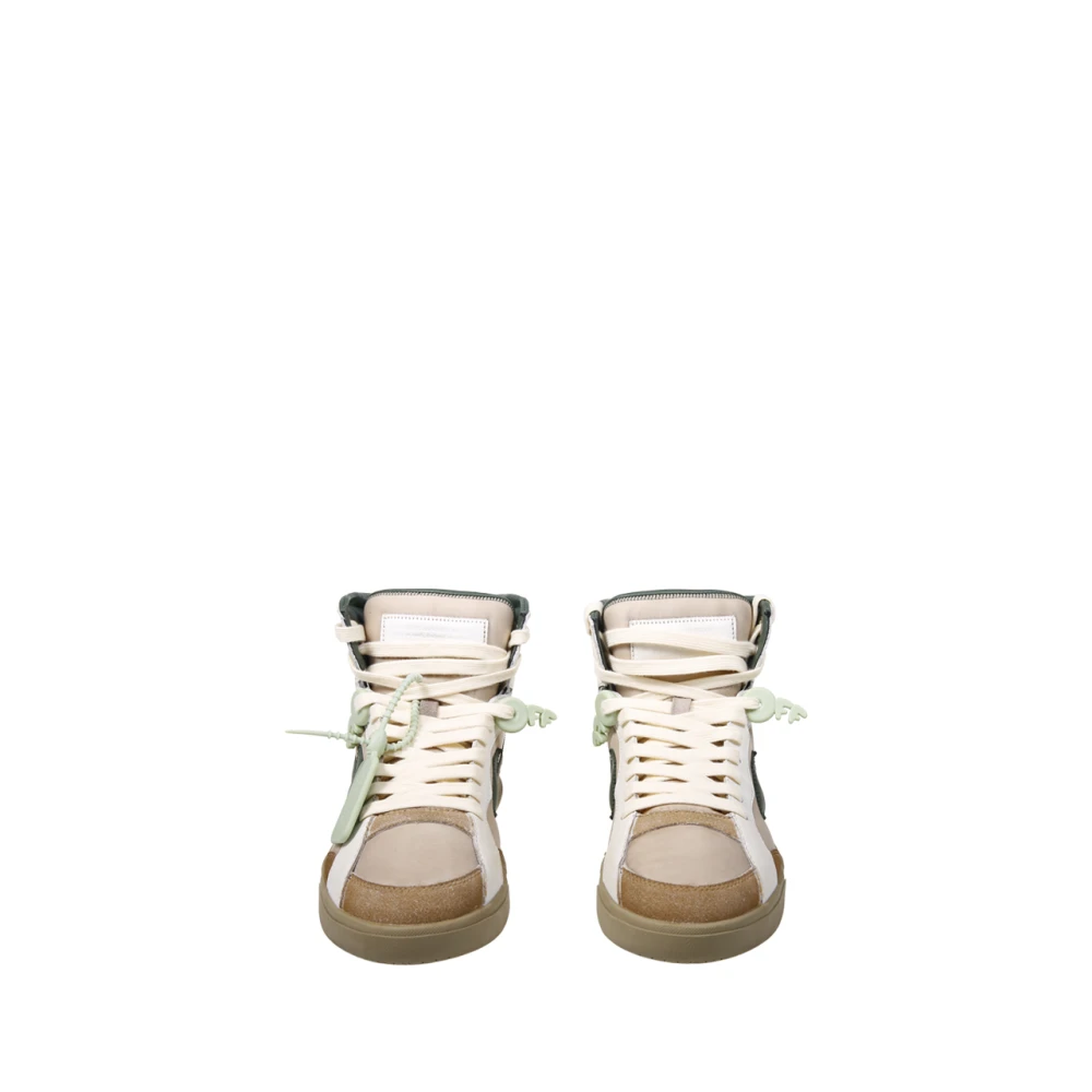 Off White EOP High Top Versleten Sneaker
