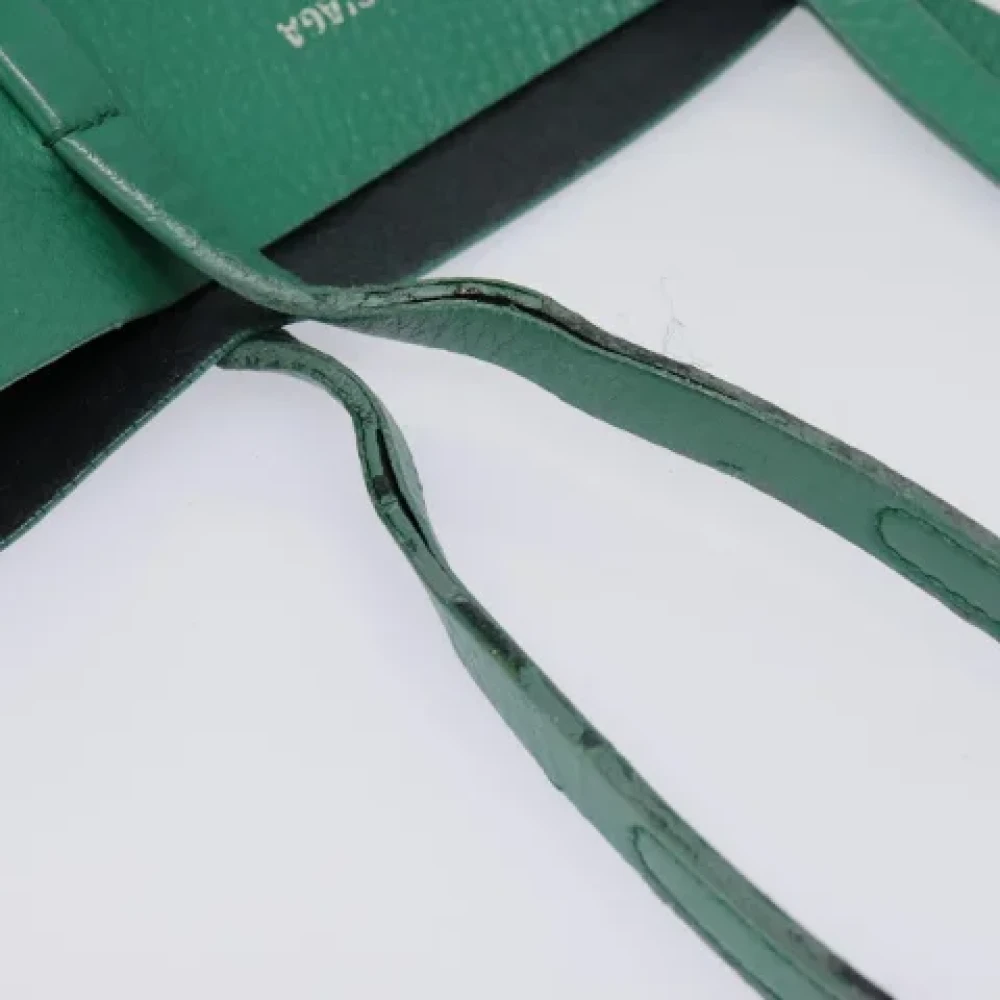 Balenciaga Vintage Pre-owned Leather totes Green Dames