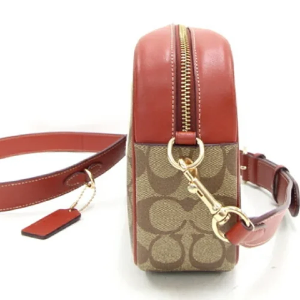 Coach Pre-owned Plastic shoulder-bags Beige Dames