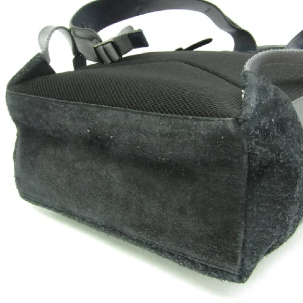 Coach Pre-owned Suede backpacks Gray Dames
