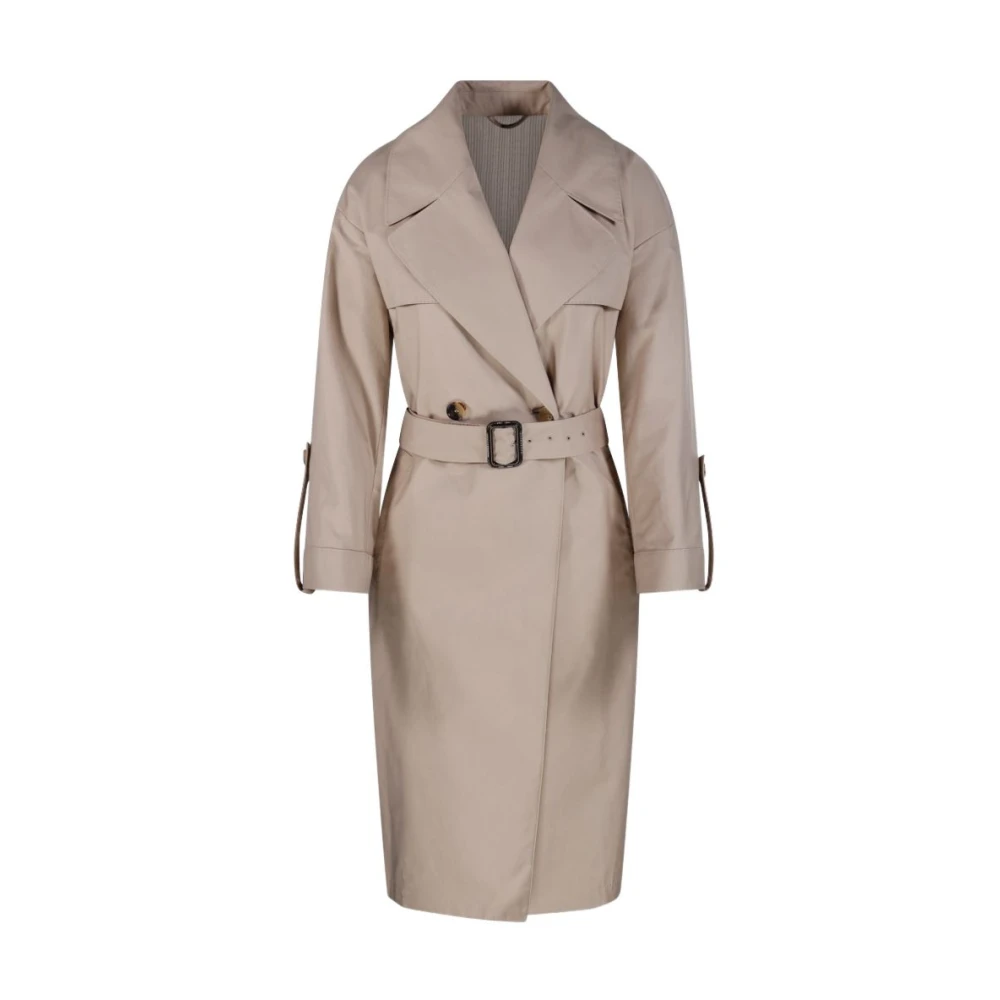 Max Mara Beige The Cube Coats - Female - Trench Coats - 2XS - Coats