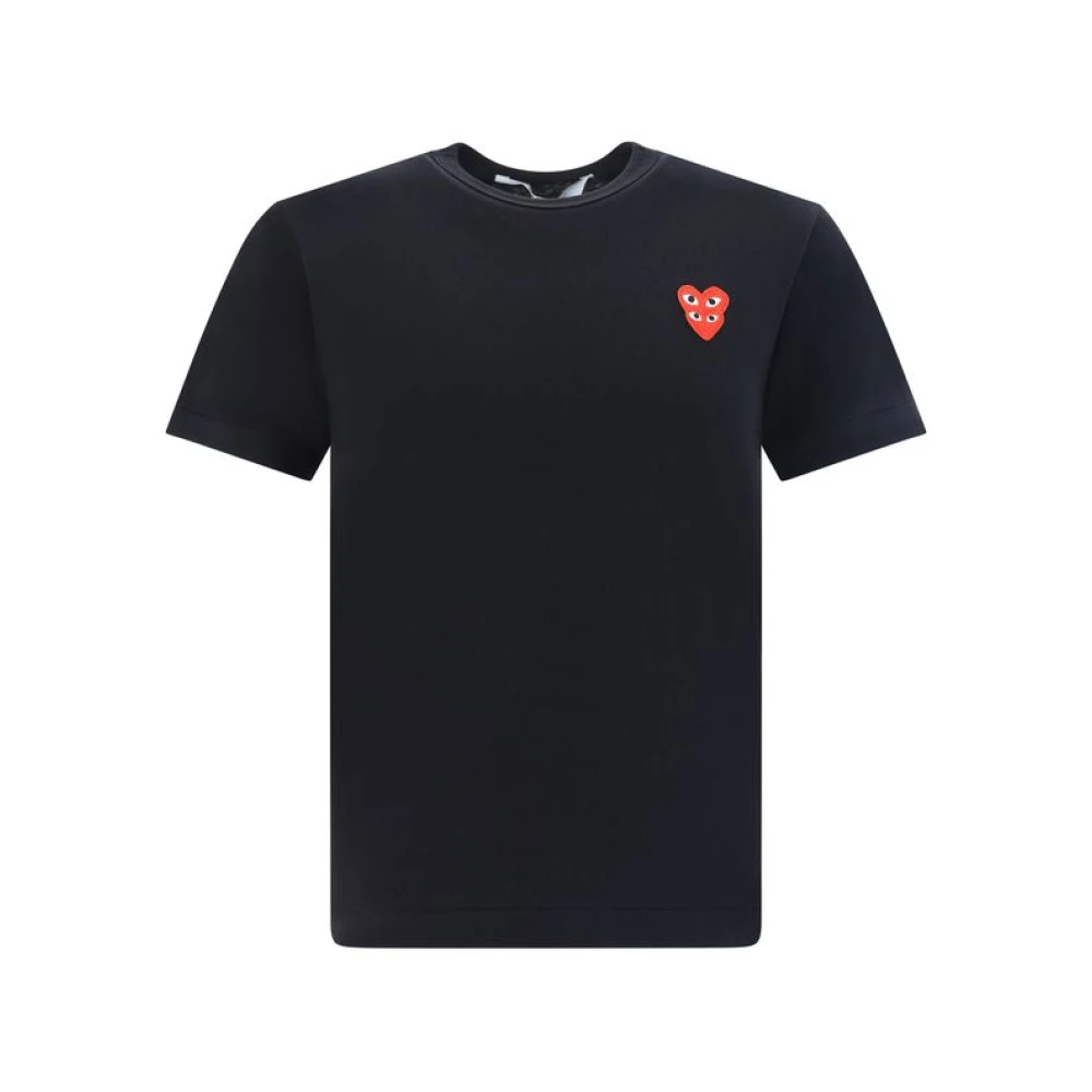 Ikoniskt Logotyp Bomull T-shirt Monokrom