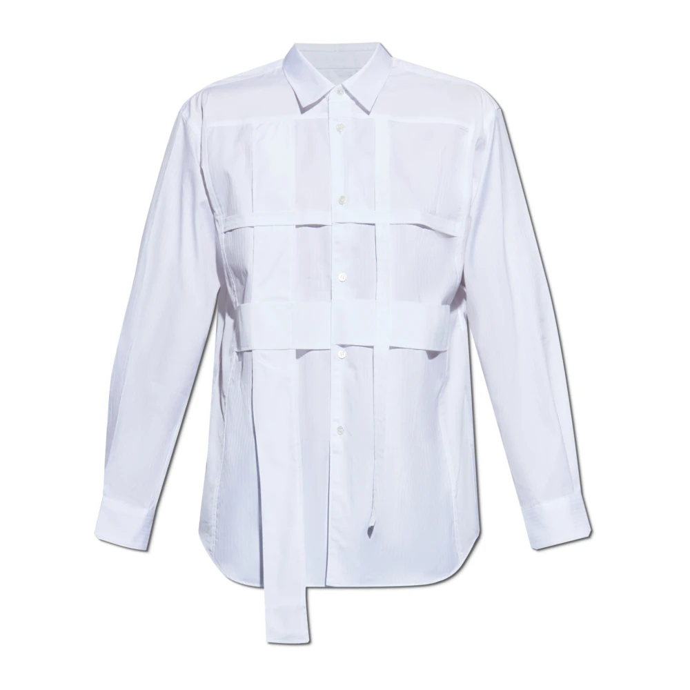 Comme des Garçons Overhemd met streepmotief White Heren