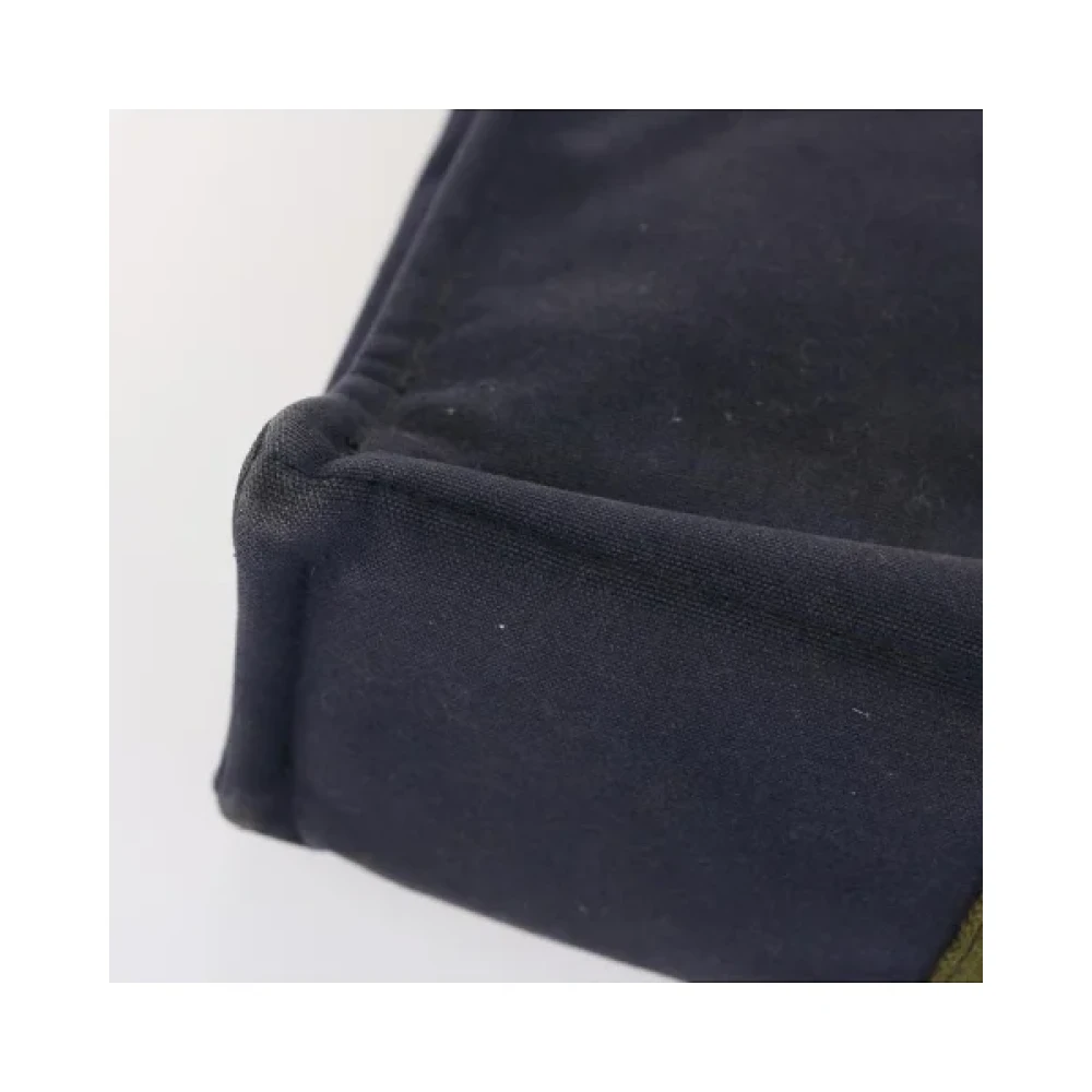 Hermès Vintage Pre-owned Cotton handbags Blue Dames