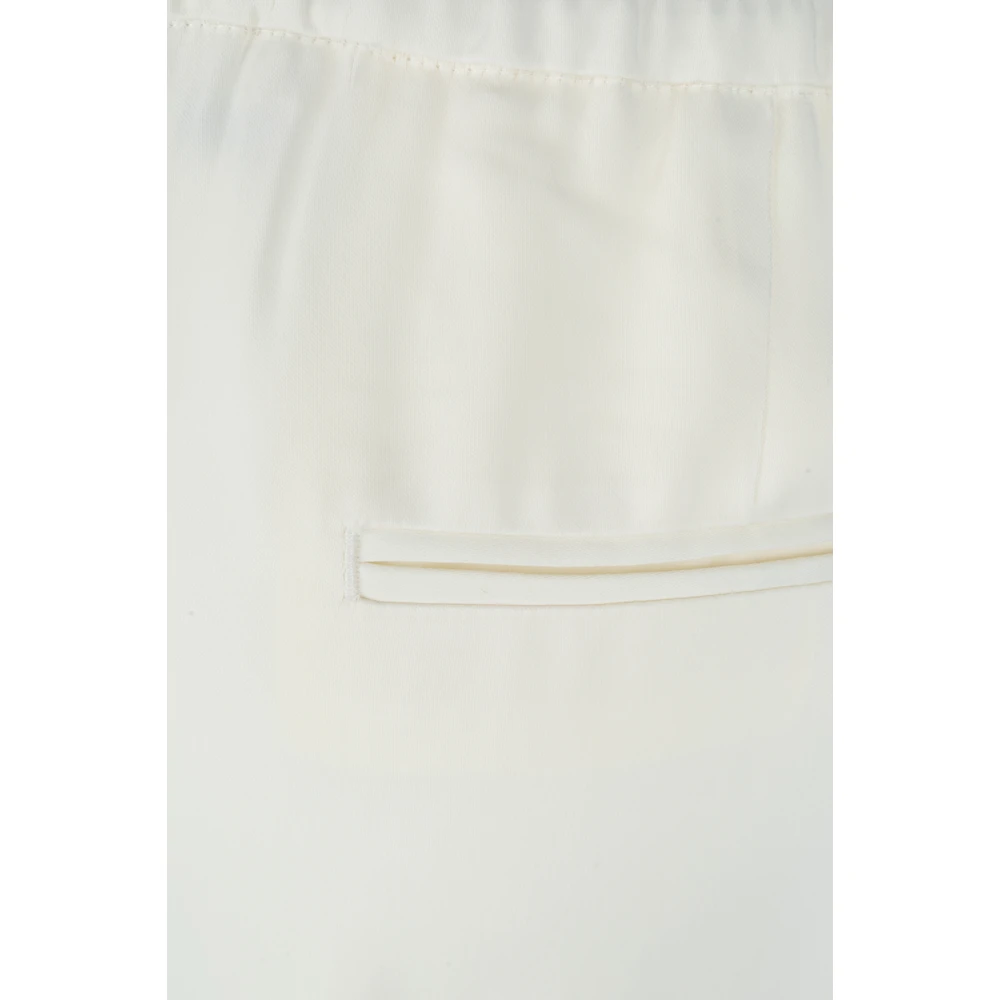 PT Torino Wide Trousers White Dames