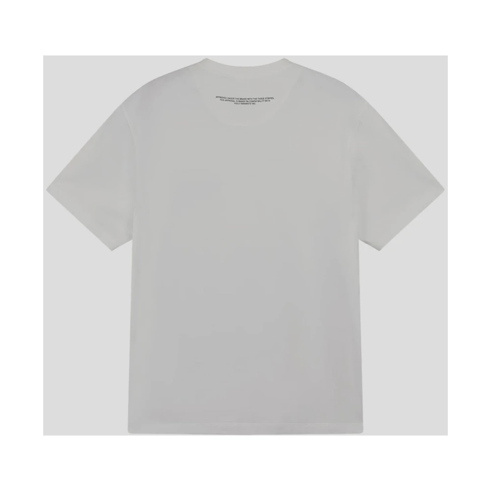 Y-3 Katoenen Logo Tee White Heren