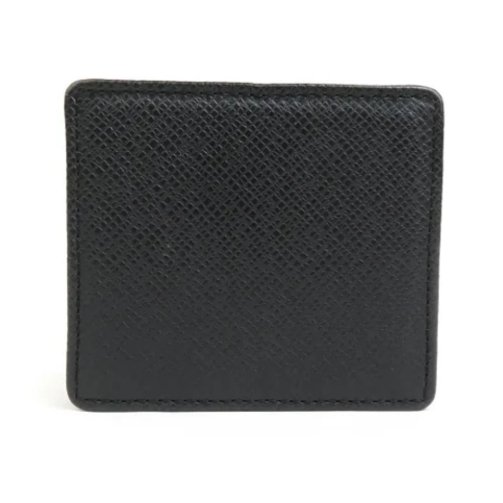 Louis Vuitton Vintage Pre-owned Leather wallets Black Heren