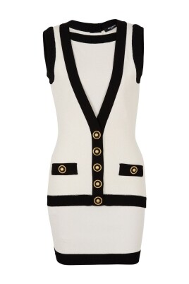 robe-tricotee-deux-tons-avec-gilet