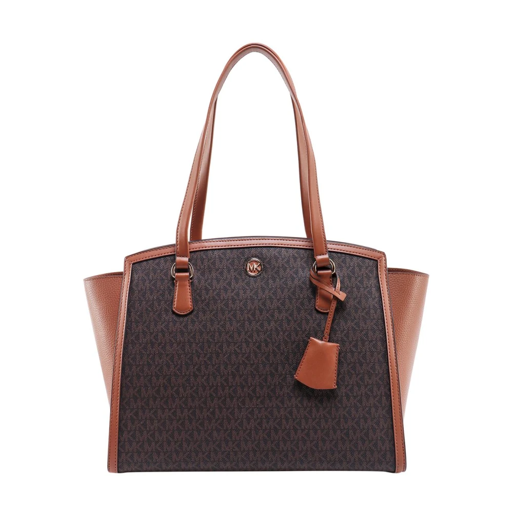 Michael Kors Chantal Grote Logotas Tote Bag Brown Dames