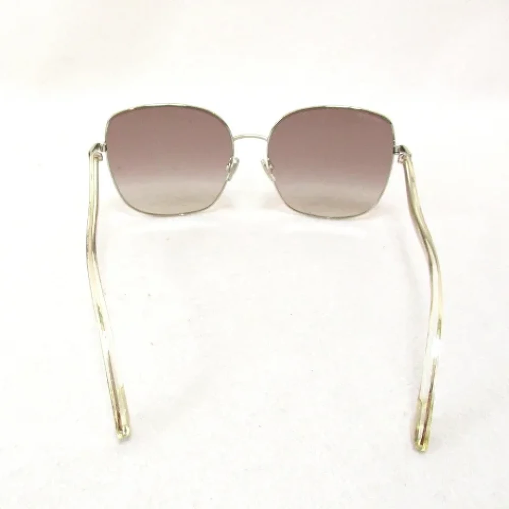Jimmy Choo Pre-owned Plastic sunglasses Brown Dames