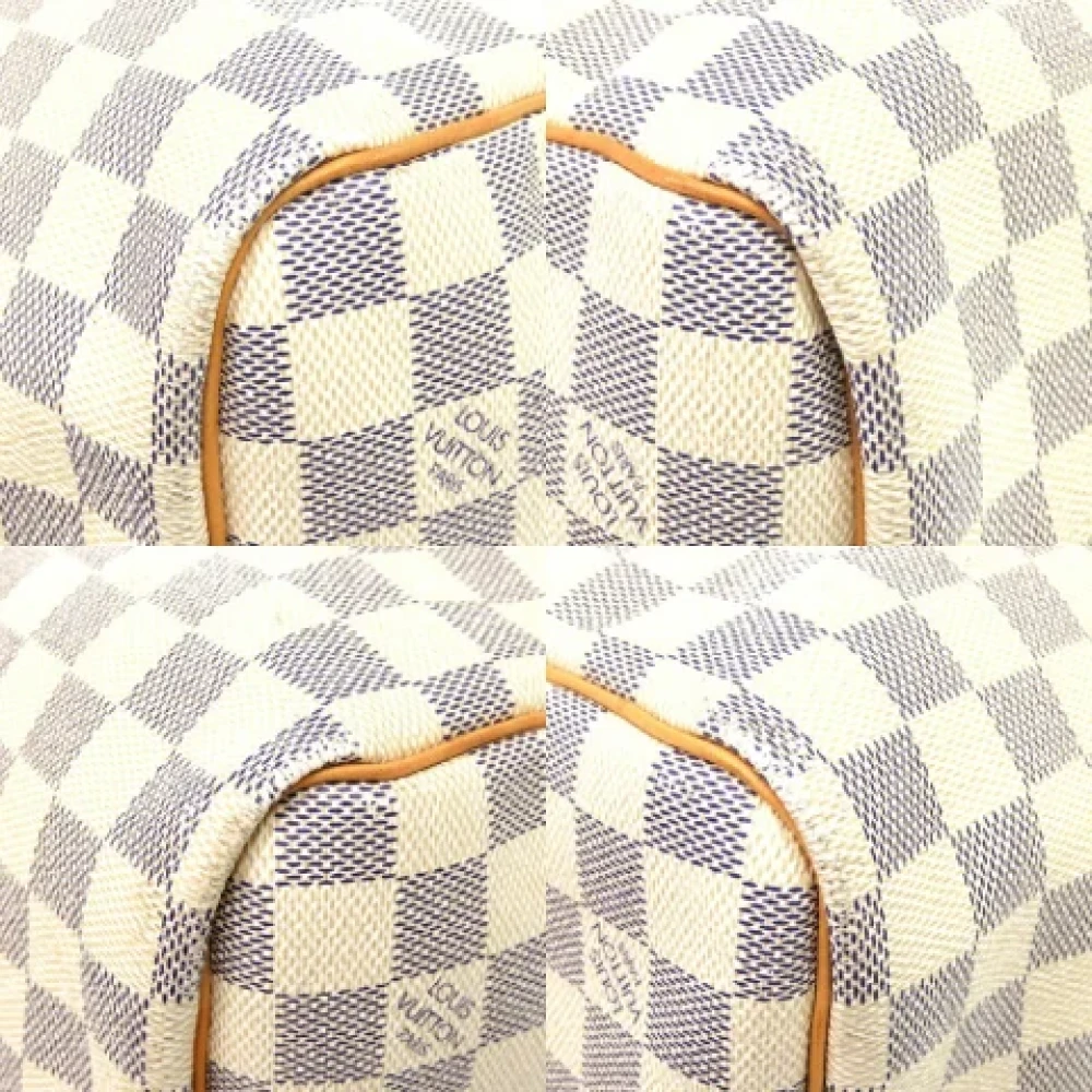 Louis Vuitton Vintage Pre-owned Fabric handbags White Unisex