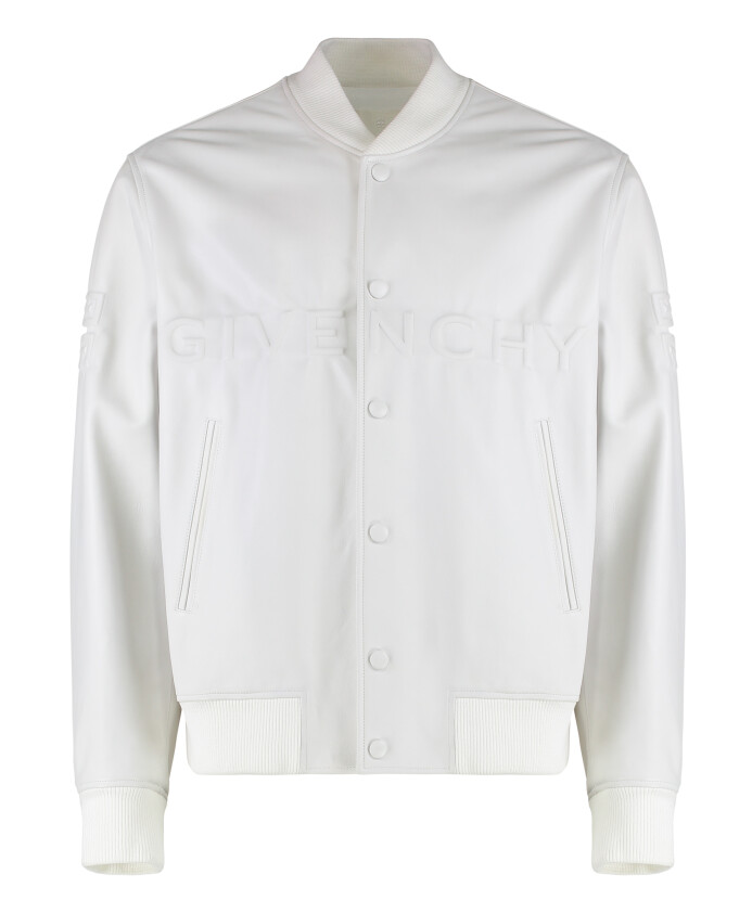 embossed-logo-lambskin-bomber-jacket