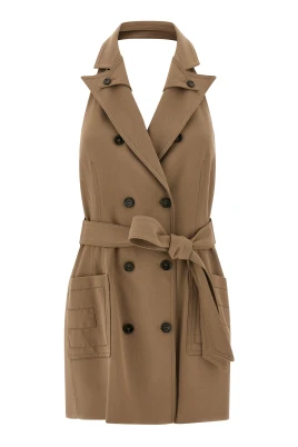 Gabardine Miniklänning