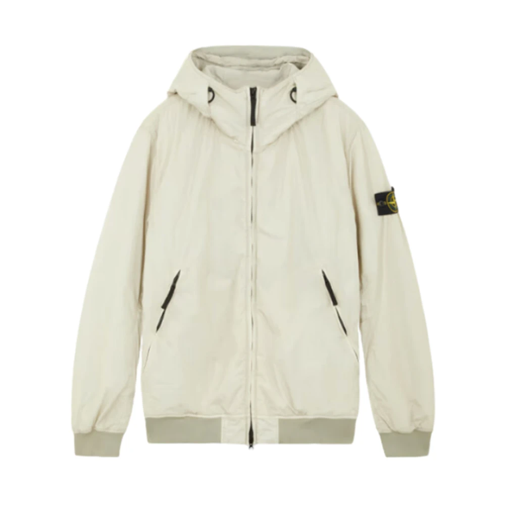 Stone Island Capuchon Windjack Crinkle Reps Beige Heren