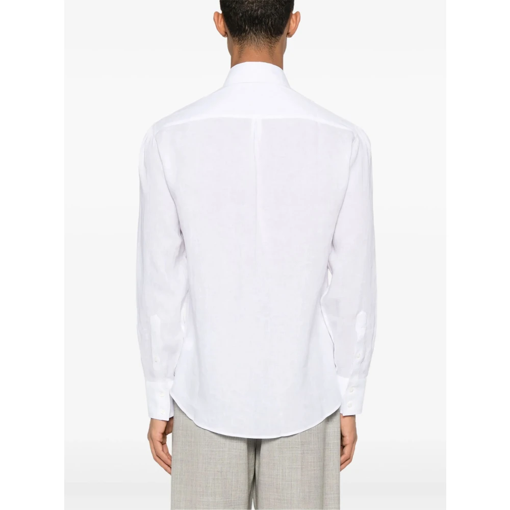 BRUNELLO CUCINELLI Witte Shirt voor Mannen White Heren