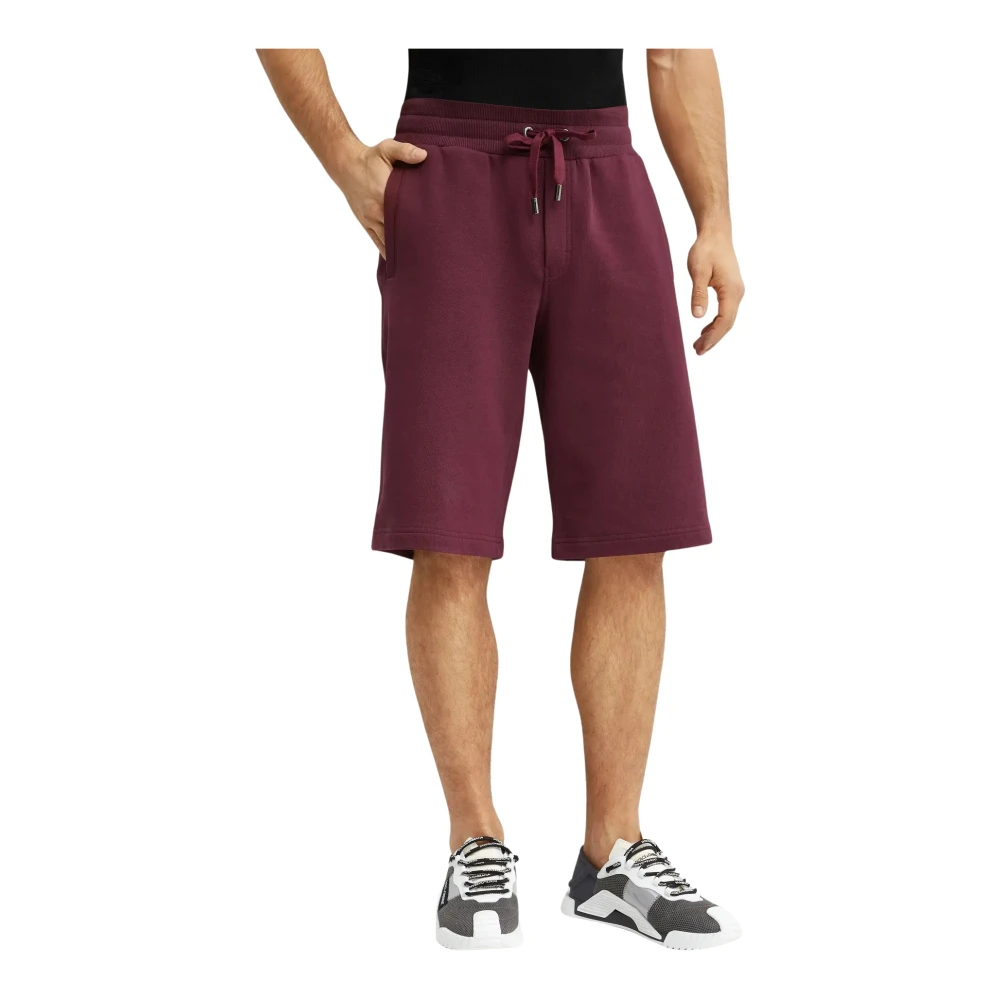 Dolce & Gabbana Men's Brown Bermudas, L, Cotton Bermuda Shorts