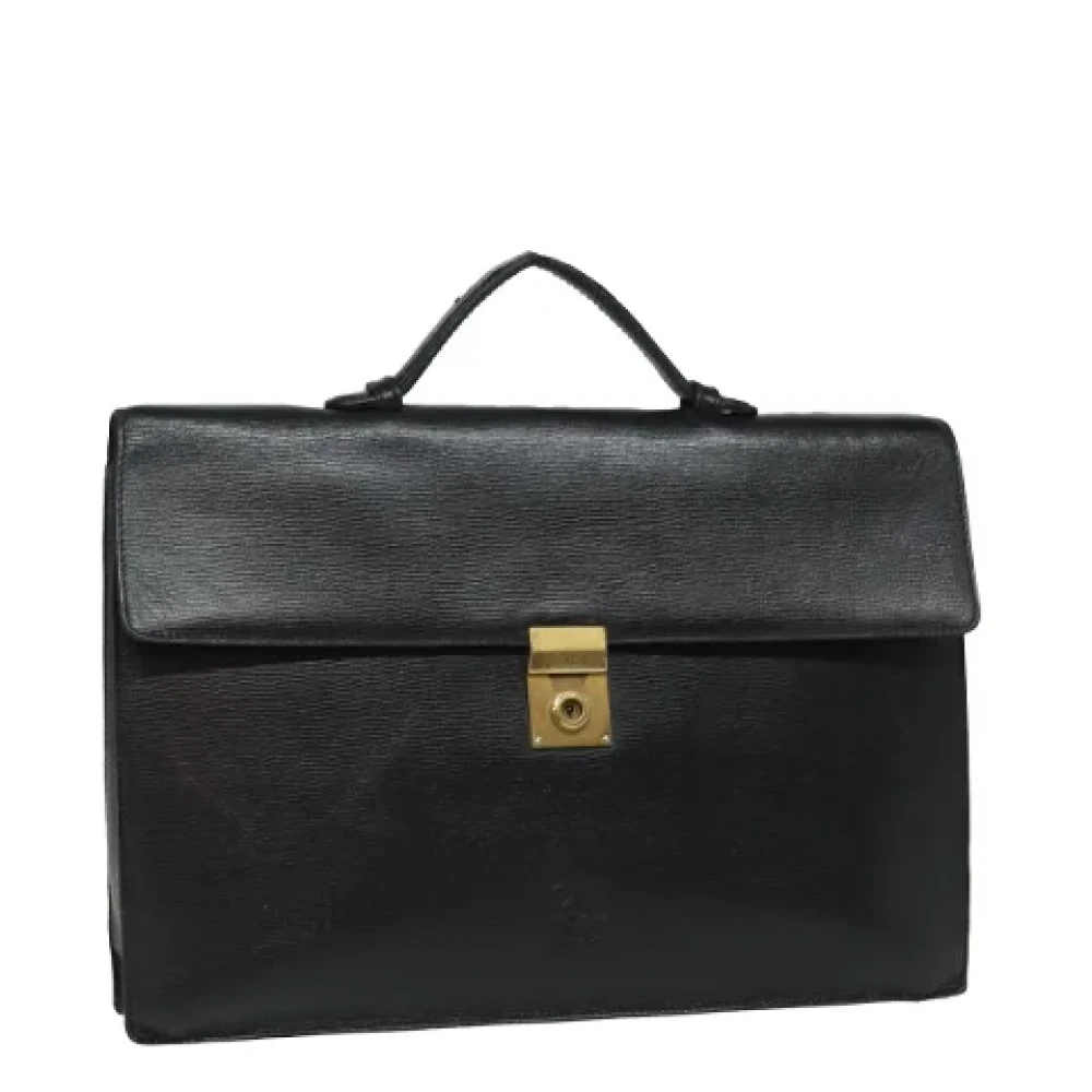 Loewe Pre-owned Leather handbags Black Dames