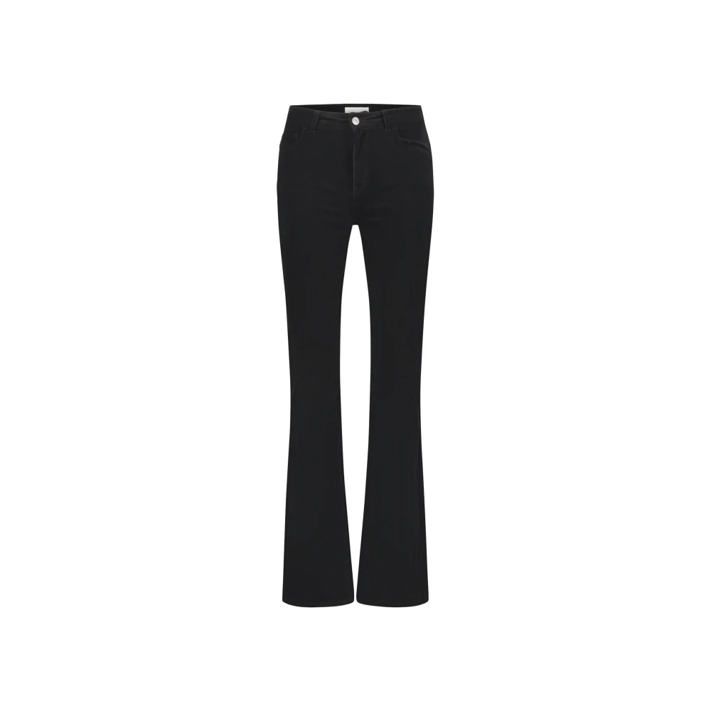 Fabienne Chapot Eva Flare Trousers Black Dames