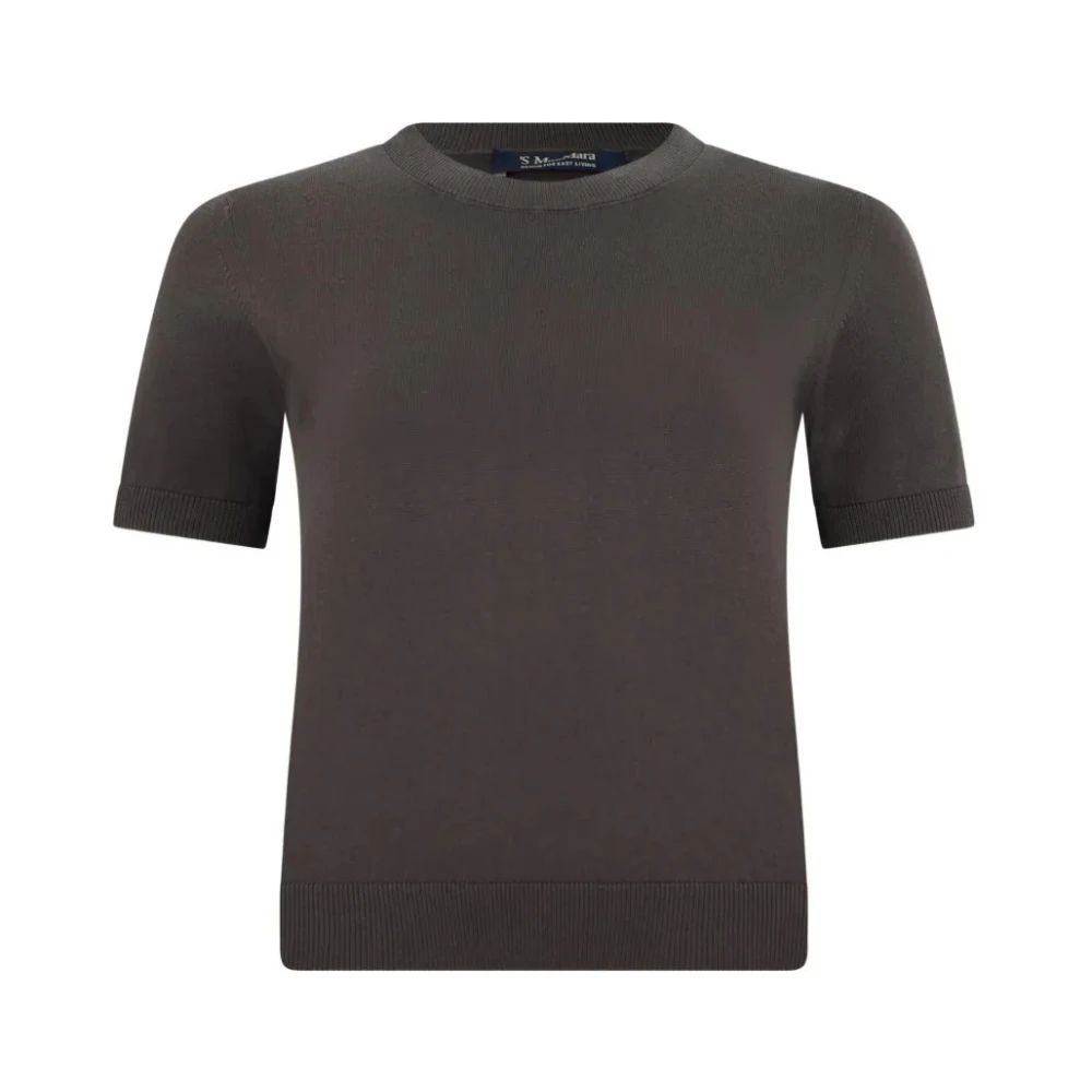 Max Mara Femme Gris - Smmgiulietta Maglia Canottiera Top - Tops - Taille: 38 Fr