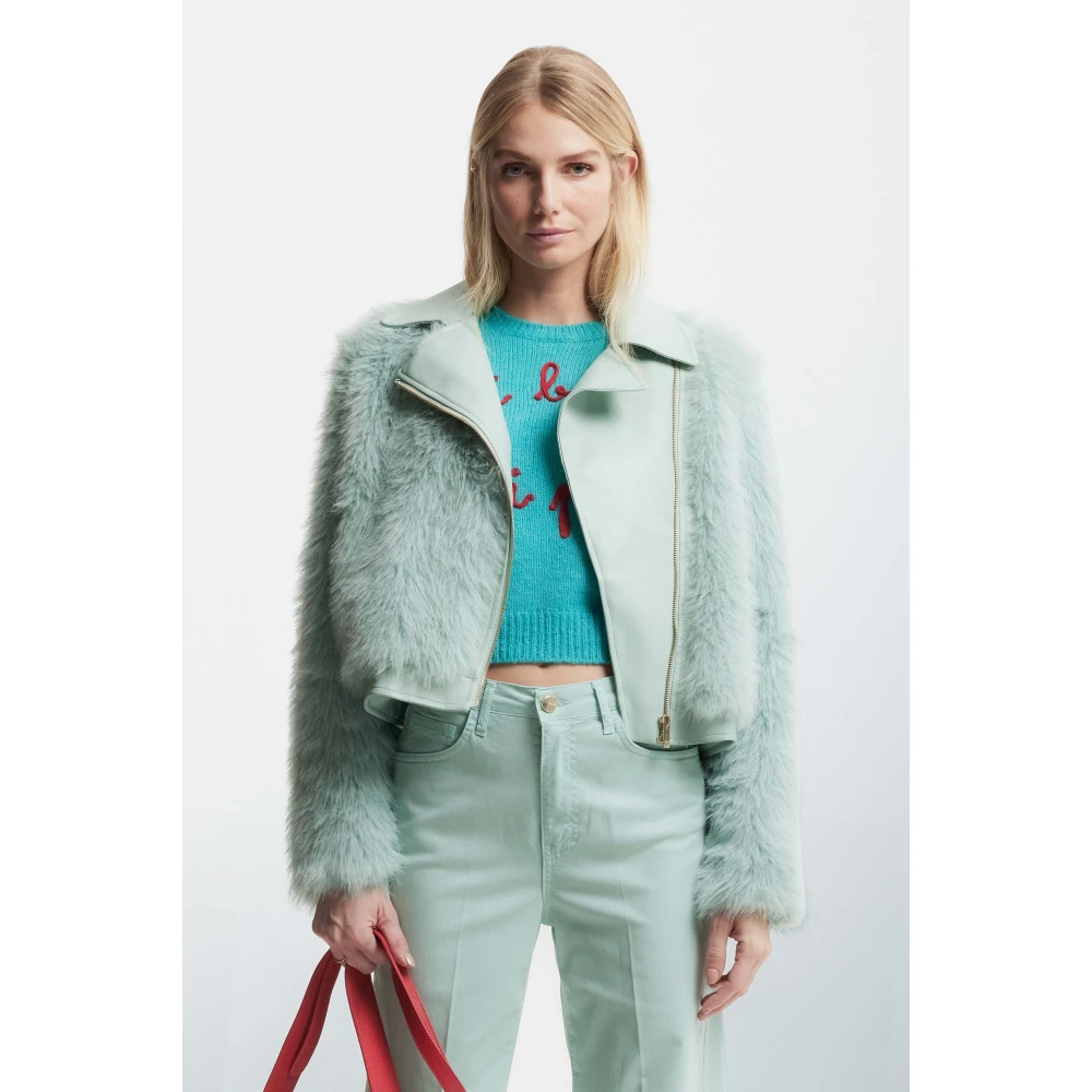 Kocca Asymmetrische Rits Teddy Jas Green Dames